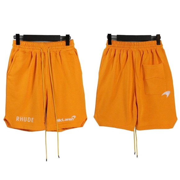 Rhude Shorts Summer High Street Orange - Picture 3 of 7
